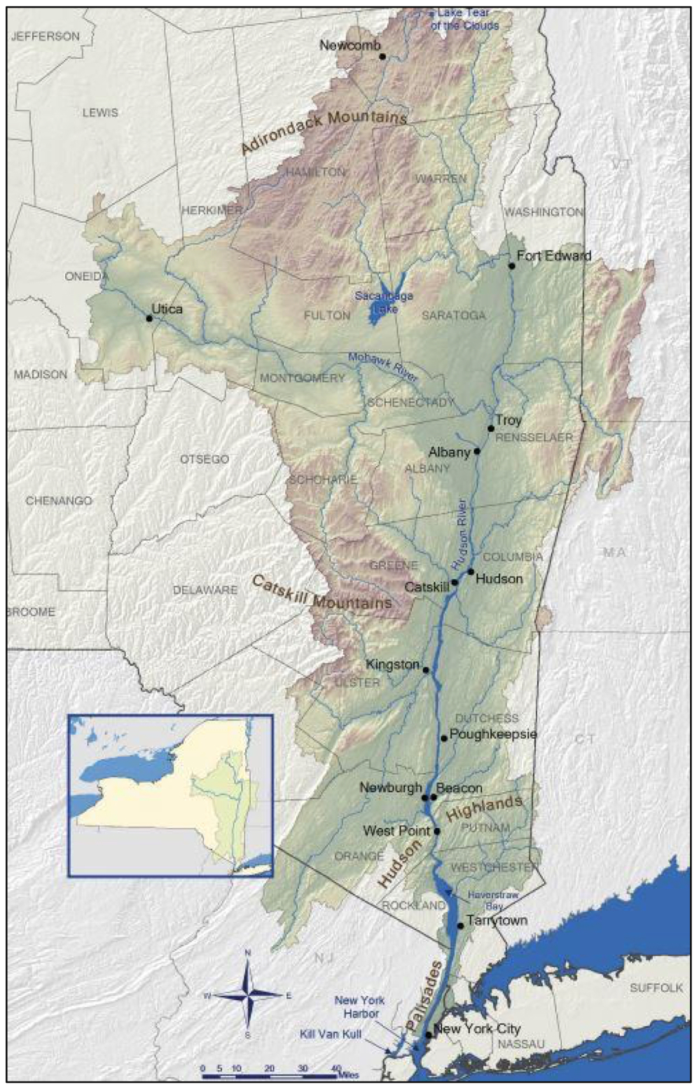 Hudson River Basin (Image by USACE)