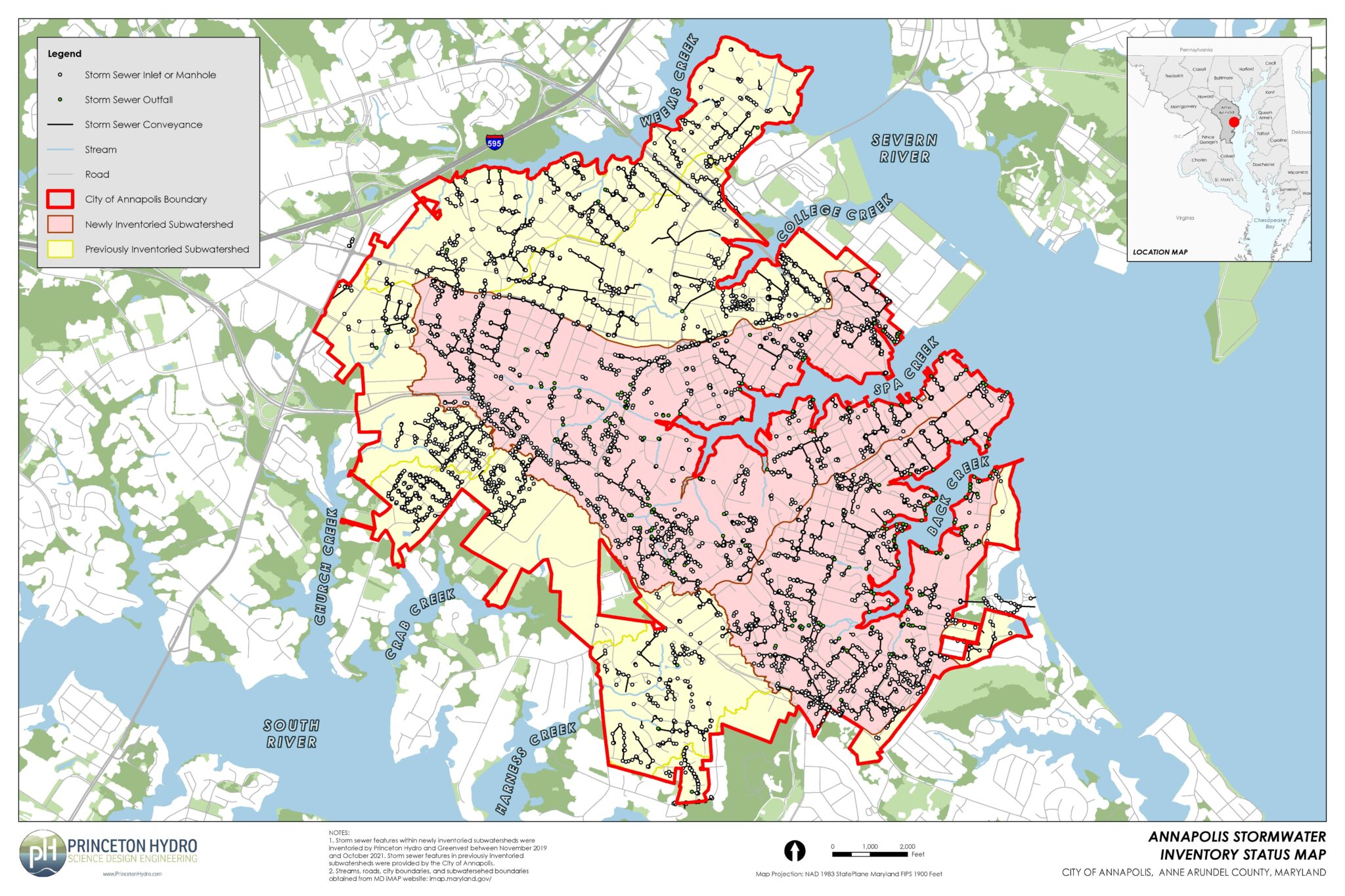 City of Annapolis Stormwater Mapping, Inventory, and Assessment for MS4