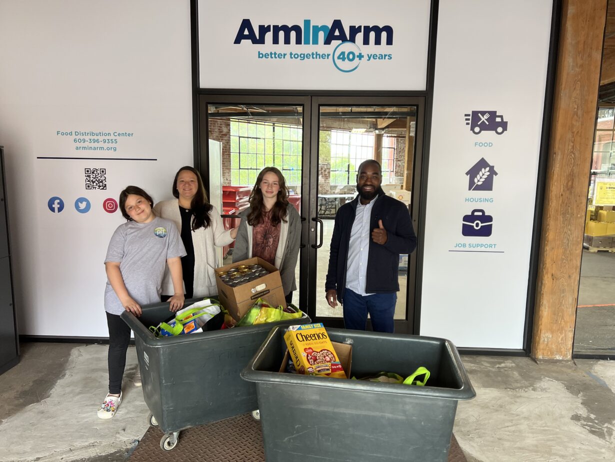 Food Pantry Donation for Arm in Arm of Trenton